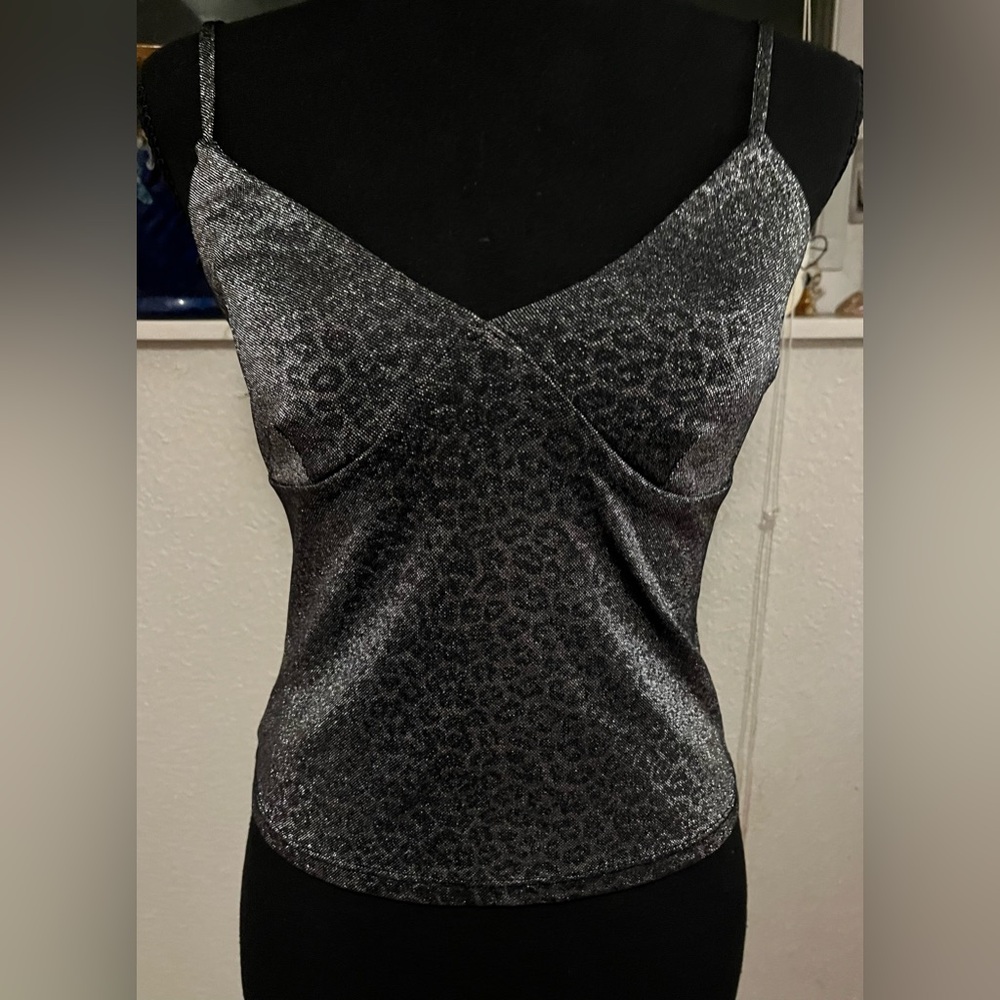 'Wild Fable' Womens Metalic silver and blk (XS)